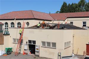 Glenco roof work in progress